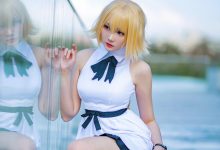 瓜希酱 NO.021 贞德三周年白裙德 [20P-80MB]-美图岛