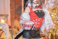 周叽是可爱兔兔 NO.024 - 圣诞黑丝兽耳[18P／297MB]-美图岛