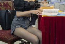 [72斯]丝足写真 NO.006 图书馆[30P／72M]-美图岛