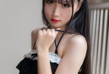 喵糖映画 VOL.102 蕾丝荷叶边泳衣-美图岛