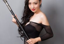 [GIRLT果团网] 2017.10.28 No.085 白色蕾丝&黑色连体网袜 [52+1P]-美图岛