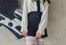 大生模拍 No.003 小蕊 肉丝套上白丝 [47P6V-741MB]-美图岛