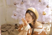 性感美女小露香肩诱惑性感写真-美图岛