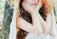 大眼睛美女性感吊带裙诱人图片-美图岛