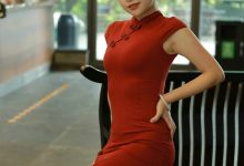 [IESS异思趣向] 2021.10.15 丝享家948：小婕《红色旗袍》[90P／120MB]-美图岛