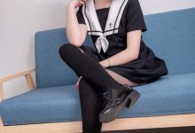 [SSA丝社]超清写真 NO.113 穗子 腿模穗子教你穿黑色系JK制服[156P-2.24GB]-美图岛
