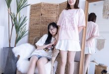 [BoBoSocks袜啵啵]NO.100 小甜豆与稚予-板鞋、肉丝、脚对脚互动剧情[132P+1V／6.13GB]-美图岛