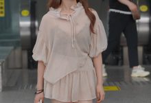 都市丽人纯色花边系带长袖衬衫小姐姐【298P-3.52G】-美图岛