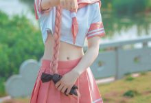 海藻酸钠 - NO.01 阿福jk [9P-64MB]-美图岛