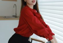 [IESS异思趣向] 2022.09.02 丝享家1195：小婕《红色暗示》[96P／116MB]-美图岛