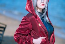 w百合欧皇子w -  明日方舟 轻风 LB01 红 [12P-97MB]-美图岛