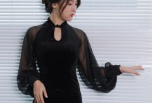 [IESS异思趣向] 2022.12.15 丝享家 1299 小宝《黑色旗袍白纸扇》[86P-86.7M]-美图岛