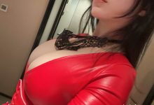 Tik 奶宝milk baby 誘人的紅皮衣 [52P+9V-157MB]-美图岛