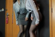 [IESS异思趣向] 2023.03.08 丝享家 1384 小婕《灰裙亮丝》[86P-94.8M]-美图岛