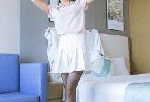 [BoBoSocks袜啵啵]NO.273 小沫-运动鞋、粉色棉袜、黑丝[144P+1V／6.08GB]-美图岛