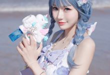 彩芸_Nebula - NO.01 渐变贝壳白紫 [15P-72MB]-美图岛