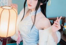 紫氯氯 - 能代 貅 旗袍 [18P-38MB]-美图岛