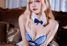 二佐Nisa –  海梦蓝色兔女郎[30P-653.1M]-美图岛