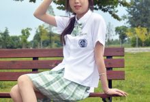 初夏女神 NO.074 情情 绿色JK套[72P+1V／5.02GB]-美图岛