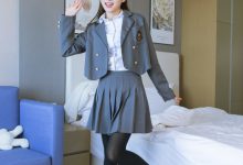 [BoBoSocks袜啵啵]NO.315 小沫-平底鞋、厚黑丝、模特穿鞋及丝袜踩玩偶小熊剧情[140P+1V／6.44GB]-美图岛