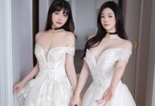 小逗逗 &陆萱萱《双人婚纱》原版写真 [100P-1.13G]-美图岛
