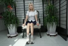 A&F NO.227 yangqianqian-百褶裙白棉袜展示她的可爱小脚 第1部[1V／3.61GB]-美图岛