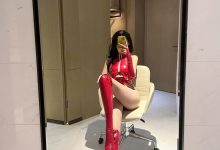 葛征GeZheng –  红色皮裤[54P-314MB]-美图岛