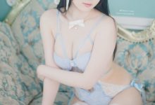 霜月shimo –  Blue Lingerie[41P-309.5M]-美图岛