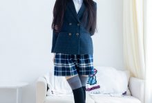 物恋传媒 No.2371 茯苓-JK制服、皮鞋、拼接过膝袜 [155P1V-3.54GB]-美图岛