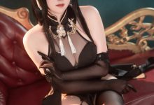 Natsuko夏夏子 –  碧蓝航线 镇海旗袍[76P-498M]-美图岛