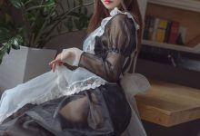 亚马逊鲶鱼 – 黑色透明女仆[33P-193.1M]-美图岛