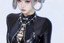 柒柒要乖哦 –黑靡烟旗袍[108P+2V-1.88G]-美图岛